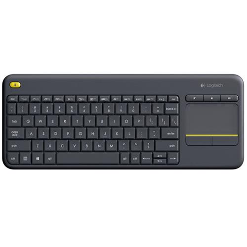 Logitech Wireless Touch K400 Plus keyboard RF Wireless QWERTZ German Black