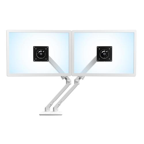 Ergotron MX Series Desk Dual Monitor Arm 61 cm (24") White