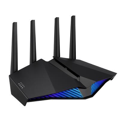 ASUS RT-AX82U wireless router Gigabit Ethernet Dual-band (2.4 GHz / 5 GHz) 4G Black