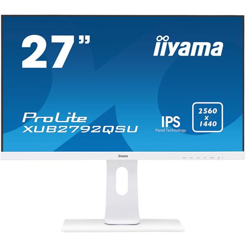 iiyama ProLite XUB2792QSU-W1 LED display 68.6 cm (27") 2560 x 1440 pixels Quad HD White