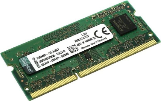 Kingston 4GB 1600MHz DDR3L Non-Ecc CL11 Sodimm 1.35V