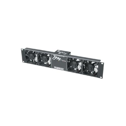 Middle Atlantic Products IUQFP-4 rack cooling equipment Black 2U
