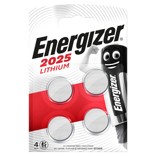 Energizer CR2025 Batteries - 4 Pack