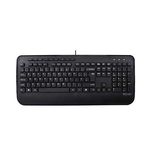 V7 Professional USB Multimedia Keyboard -UK