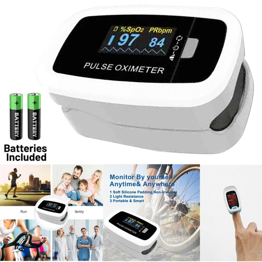 Fingertip Pulse Oximeter Oxygen Saturation Meter