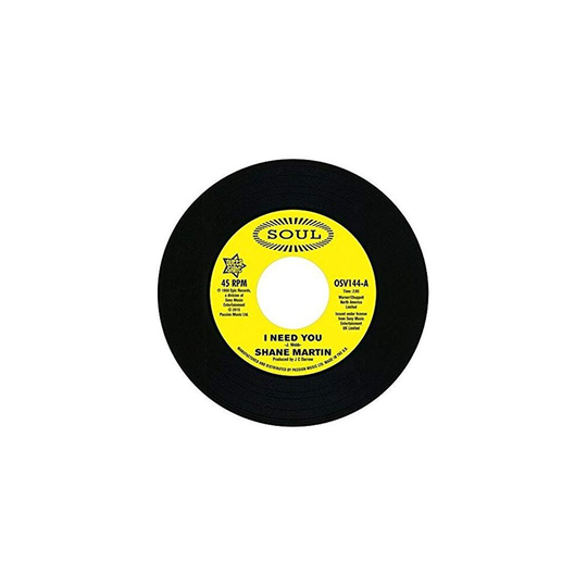 I NEED YOU / A LOT OF LOVE - SHANE MARTIN TAJ MAHAL - vinyl