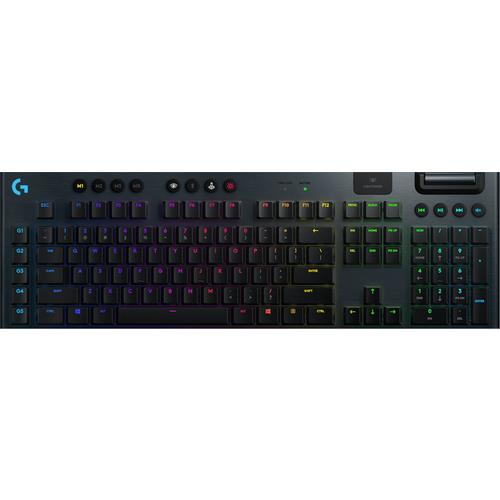 Logitech G G915 LIGHTSPEED Wireless RGB Mechanical Gaming - GL Tactile keyboard RF Wireless + Bluetooth QWERTY English Carbon