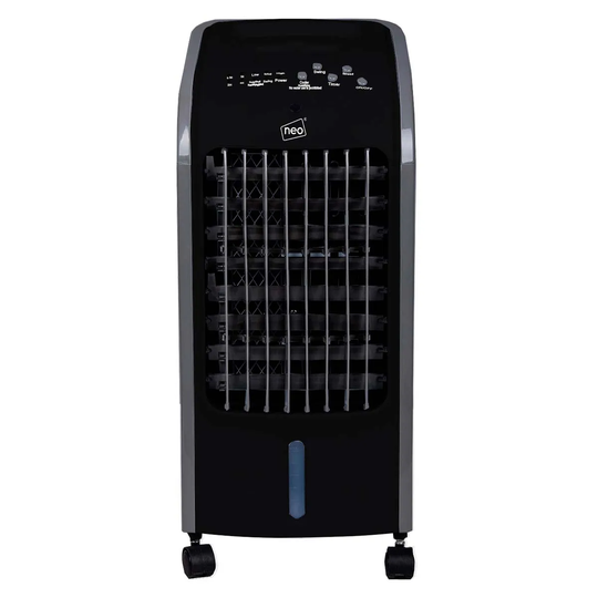 Neo Direct Neo 4 Litre 80W Oscillating Portable Evaporative Cooler Fan with Remote - Black
