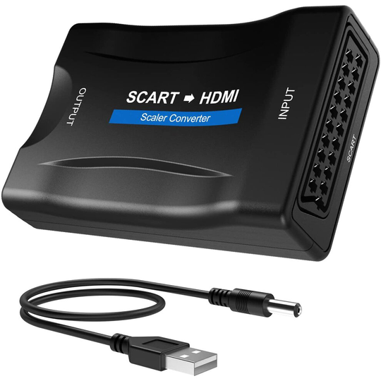 Scart to HDMI Converter Adapter, Scaler Converter