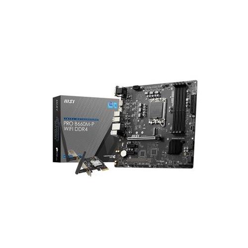 MSI PRO B660M-P WIFI DDR4 motherboard Intel B660 LGA 1700 micro ATX