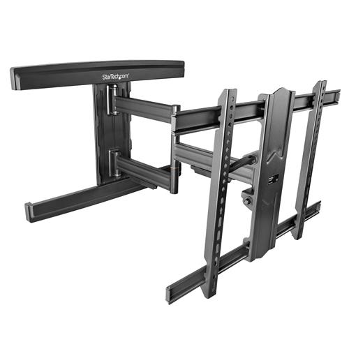 StarTech.com TV Wall Mount for up to 80 inch (100lb) VESA Mount Displays - Low Profile Full Motion Universal TV Wall Mount Bracket - Heavy Duty Adjustable Tilt/Swivel Articulating Arm
