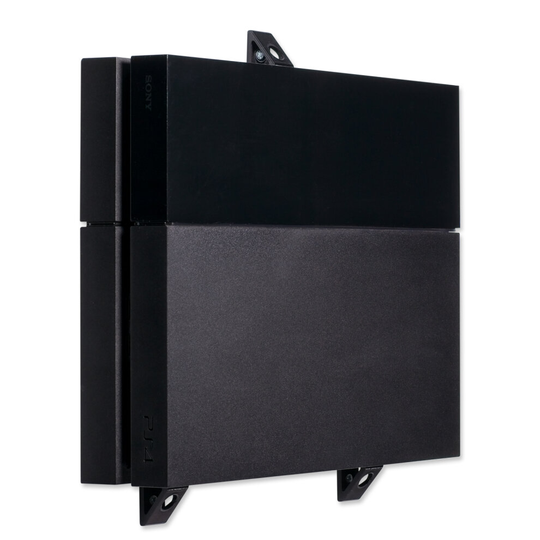 Wall Mount for PlayStation 4 PS4 Original Game Console Wall Bracket Black
