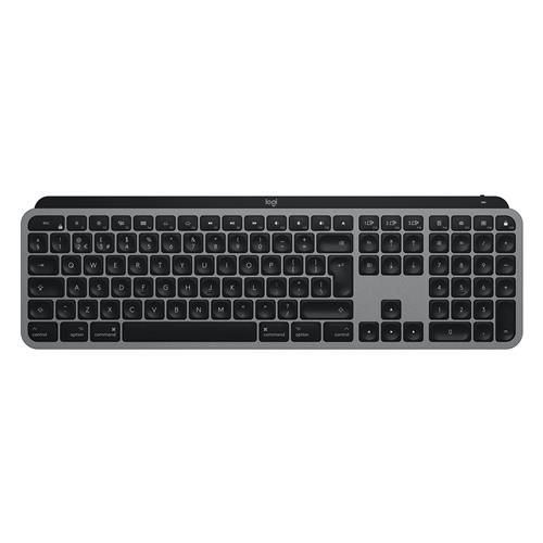 Logitech MX Keys for Mac keyboard RF Wireless + Bluetooth QWERTY UK English Aluminium Black