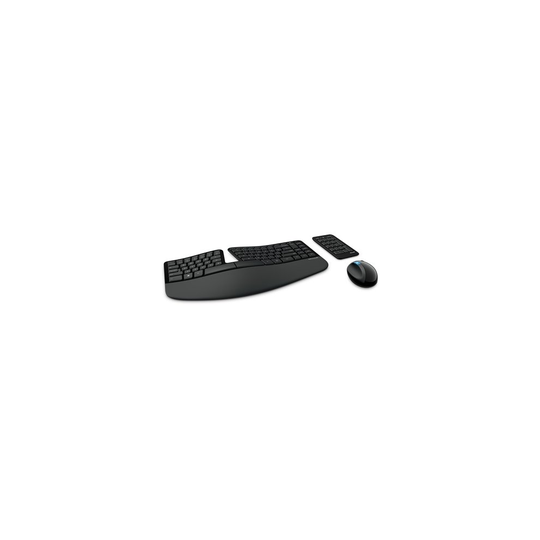 Microsoft Sculpt Ergonomic Desktop Wireless Keyboard And Mouse Set With Num L5V-00006