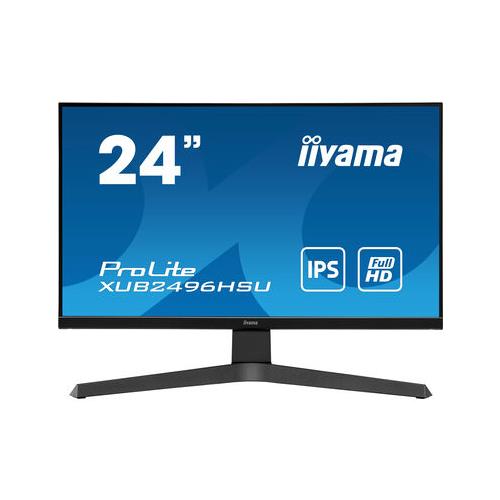 iiyama ProLite XUB2496HSU-B1 LED display 60.5 cm (23.8") 1920 x 1080 pixels Full HD Black