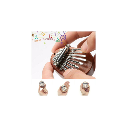 Small Kalimba 8 Keys Thumb Piano Great Sound Finger Music Keyboard Instrument