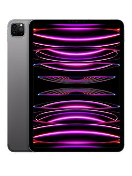 Apple Ipad Pro (4Th Gen, 2022), 128Gb, Wi-Fi &Amp; Cellular, 11-Inch - Space Grey