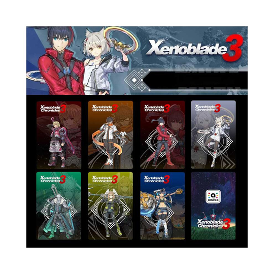 7pcs Xenoblade Chronicles 3 Amiibo Cards Shulk NS