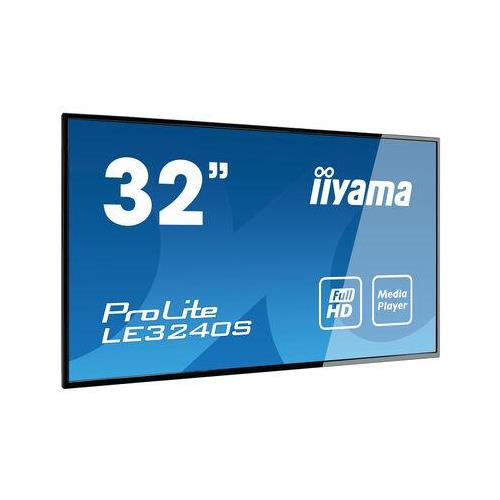 iiyama LE3240S-B3 Signage Display Digital signage flat panel 80 cm (31.5") LED 350 cd/m Full HD Black 16/7