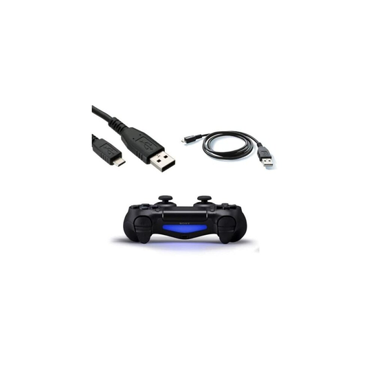 Agagadgets New! 2M Micro USB Charger Cable for Playstation 4 PS4 Dualshock 4 Wireless Controller - Play And Charge