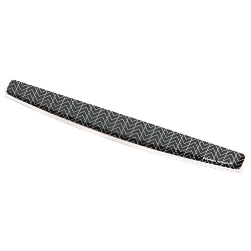 Fellowes 9653601 wrist rest Gel Black Gray