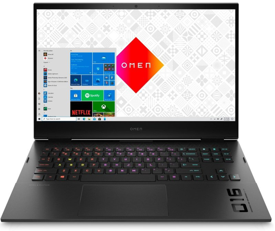 Omen by Hp Laptop 16-b0009na, Intel Core i7-11800H up to 4.6GHz, 16GB DDR4, 1TB NVMe Ssd, 16.1" Qhd (2560 x 1440), Nvidia GeForce Rtx 3060, Windo