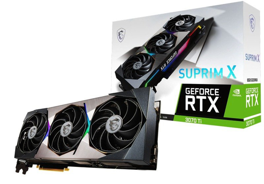 MSI GeForce RTX 3070 Ti SUPRIM X 8GB Ampere Graphics Card