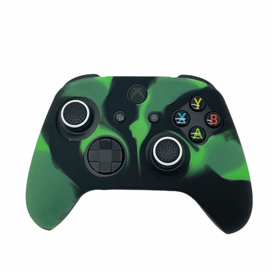 (Black White) 2 x EGP™ Grips Thumb Stick Cover Caps For Xbox One / S / X / Elite Controller