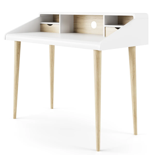 Solstice Chara Desk - White /Oak