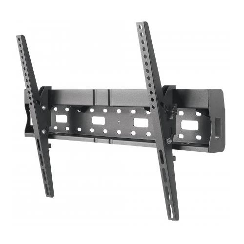 Manhattan TV & Monitor Mount (inc media player storage area) Wall Tilt 1 screen Screen Sizes: 37-65" Black VESA 200x200 to 600x400mm Max 35kg LFD Lifetime Warranty