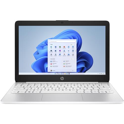 HP Stream 11-ak0027na N4120 Notebook 29.5 cm (11.6") HD Intel Celeron 4 GB DDR4-SDRAM 64 GB eMMC Wi-Fi 5 (802.11ac) Windows 11 Home in S mode White