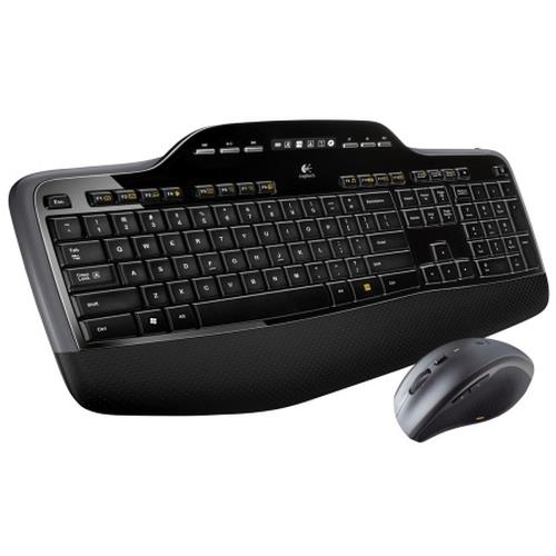 Logitech Wireless Desktop MK710 keyboard RF Wireless AZERTY French Black