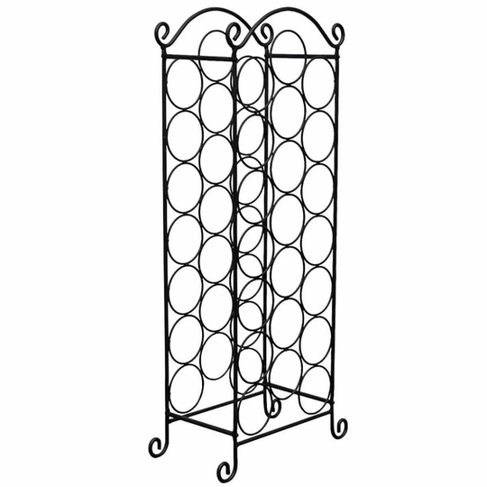 Neo Direct Neo Floor Standing Stainless Steel Black Finish Wine Rack