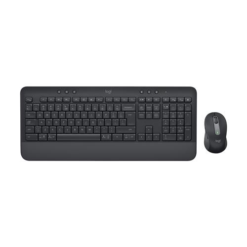 Logitech Signature MK650 Combo For Business keyboard Mouse included RF Wireless + Bluetooth QWERTZ German Graphite