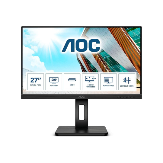 AOC Q27P2CA 27 QHD IPS Monitor